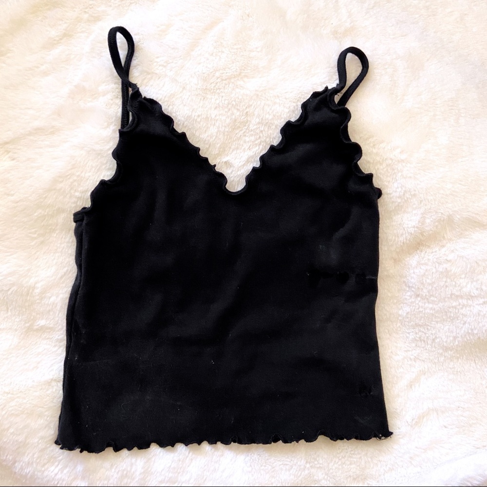 SOLD 🖤 BLACK BRANDY NICOLETTE TOP 🖤